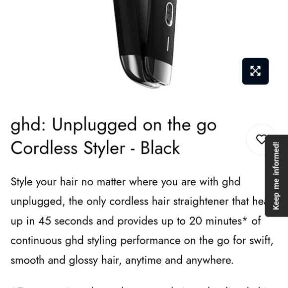 GHD Unplugged Styler - Picture 5 of 5